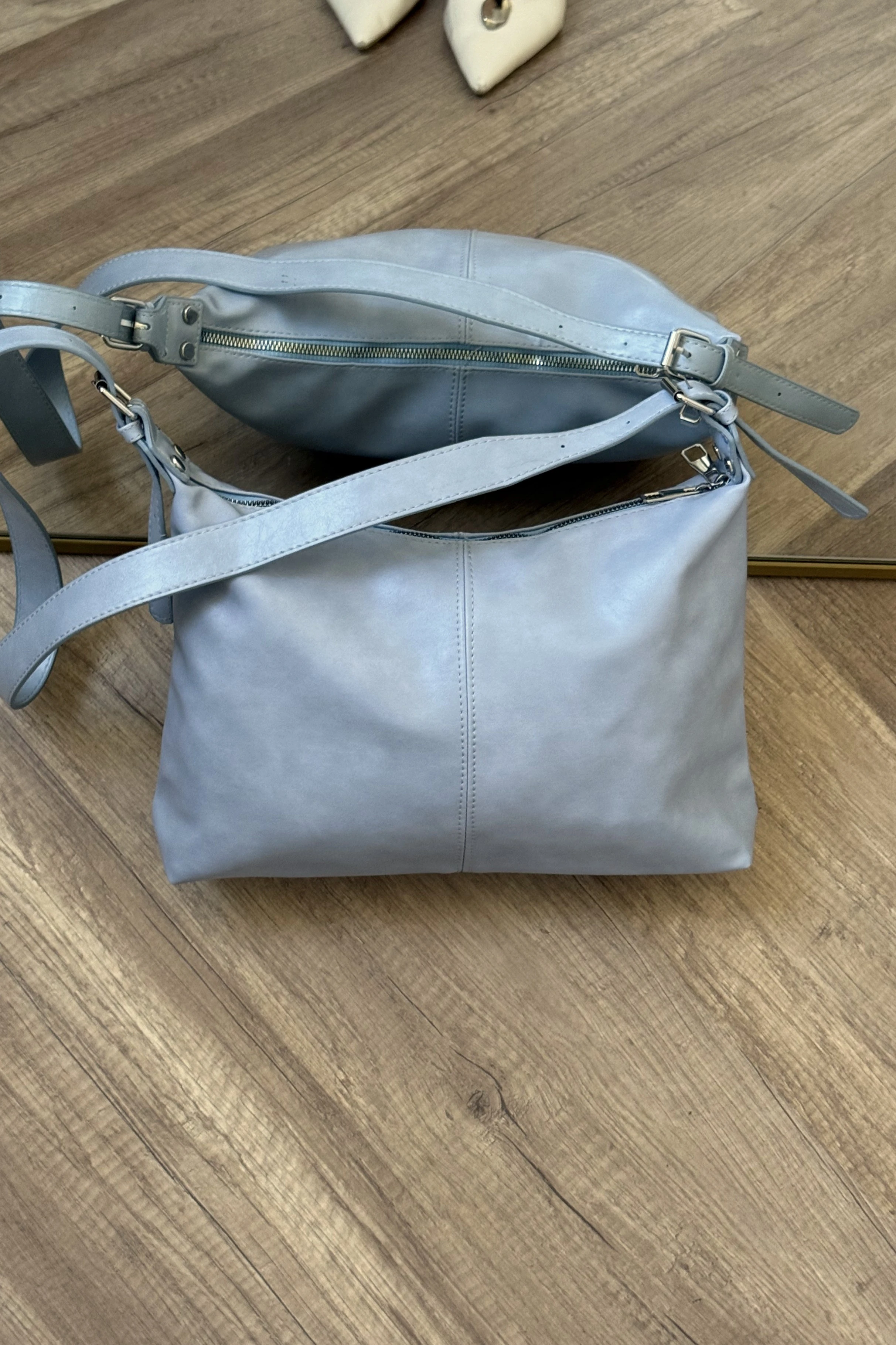 Salaş Büyük Boy Çapraz Kadın Omuz Çanta Nova ST0047 - Mavi