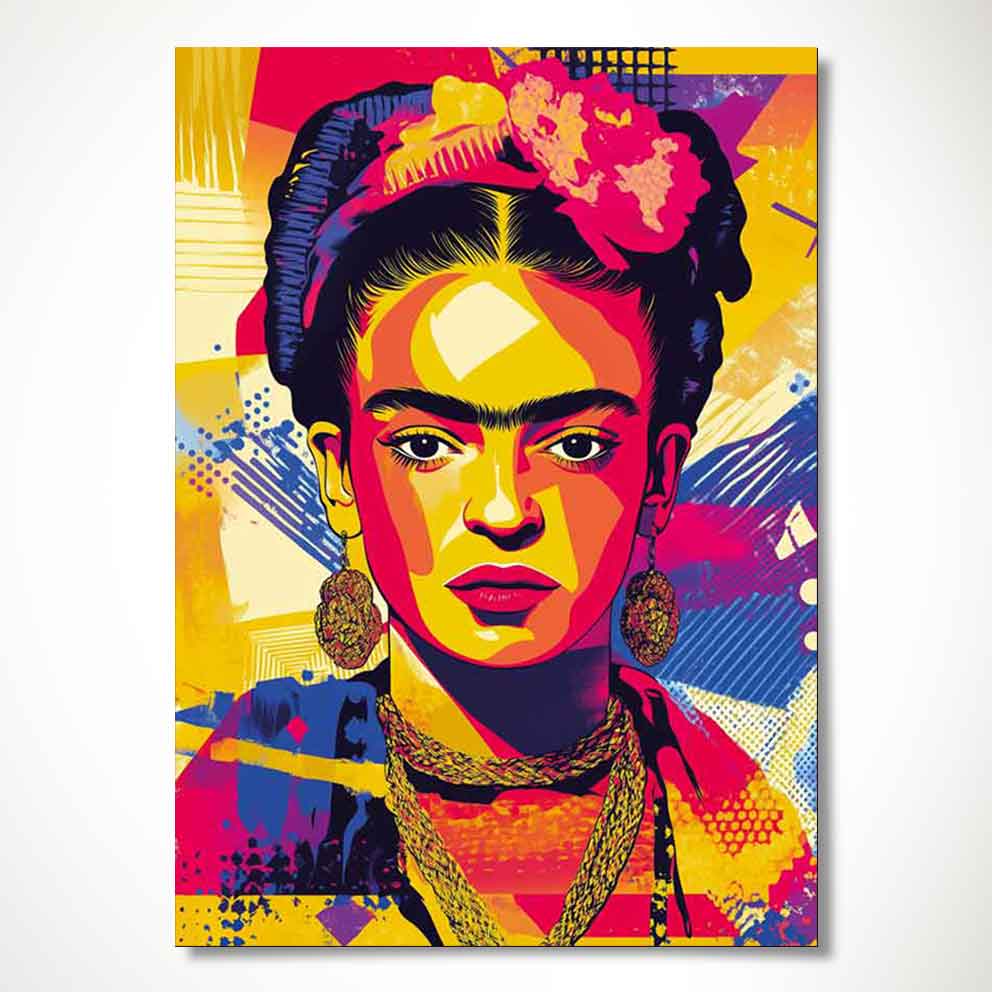 “Frida 2 - Renkli Modern Duvar Dekoru” TB_00084