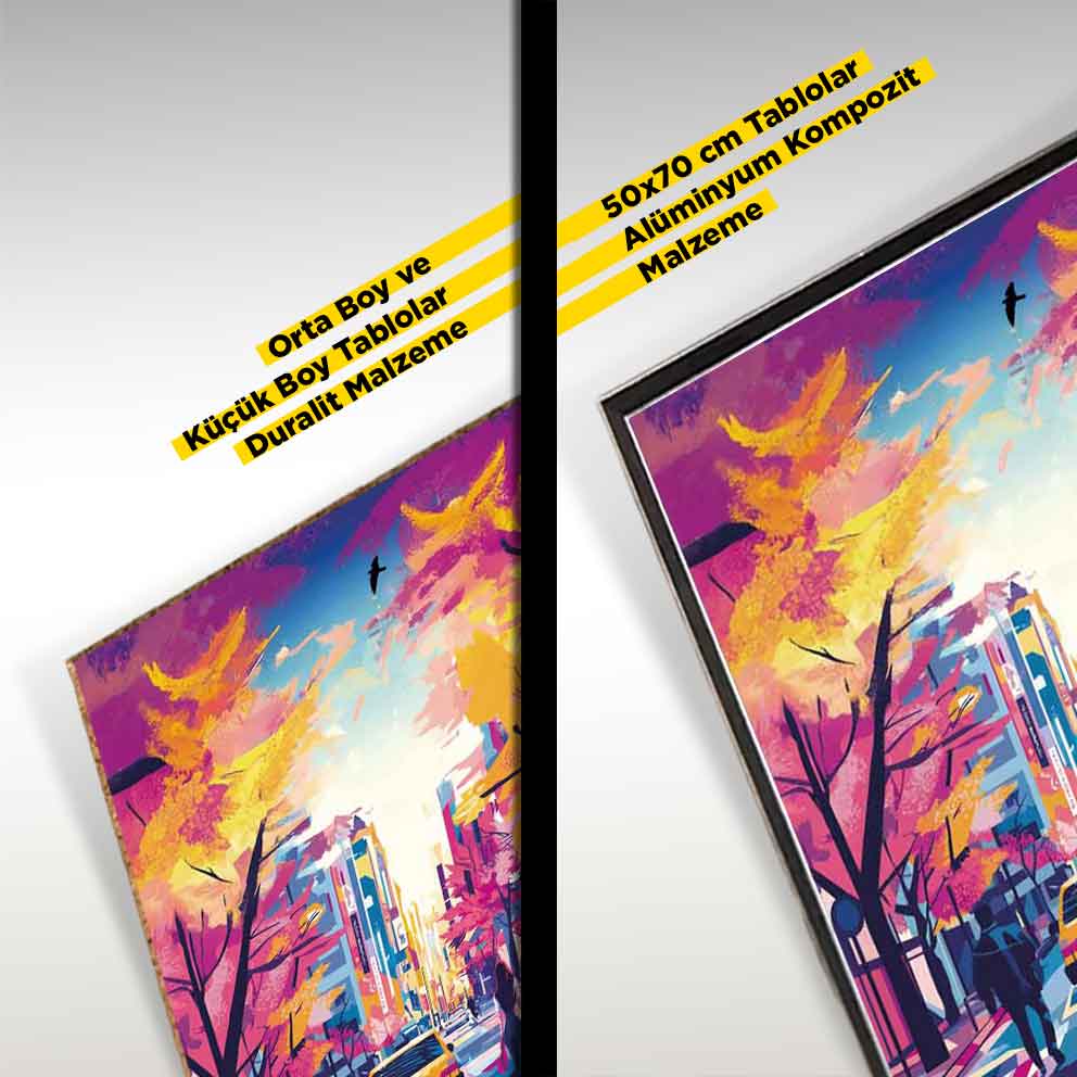 “Japonya Şehir Sokakları 1 – Japon Kültürü Temalı Dekoratif Duvar Tablosu” TB_00061