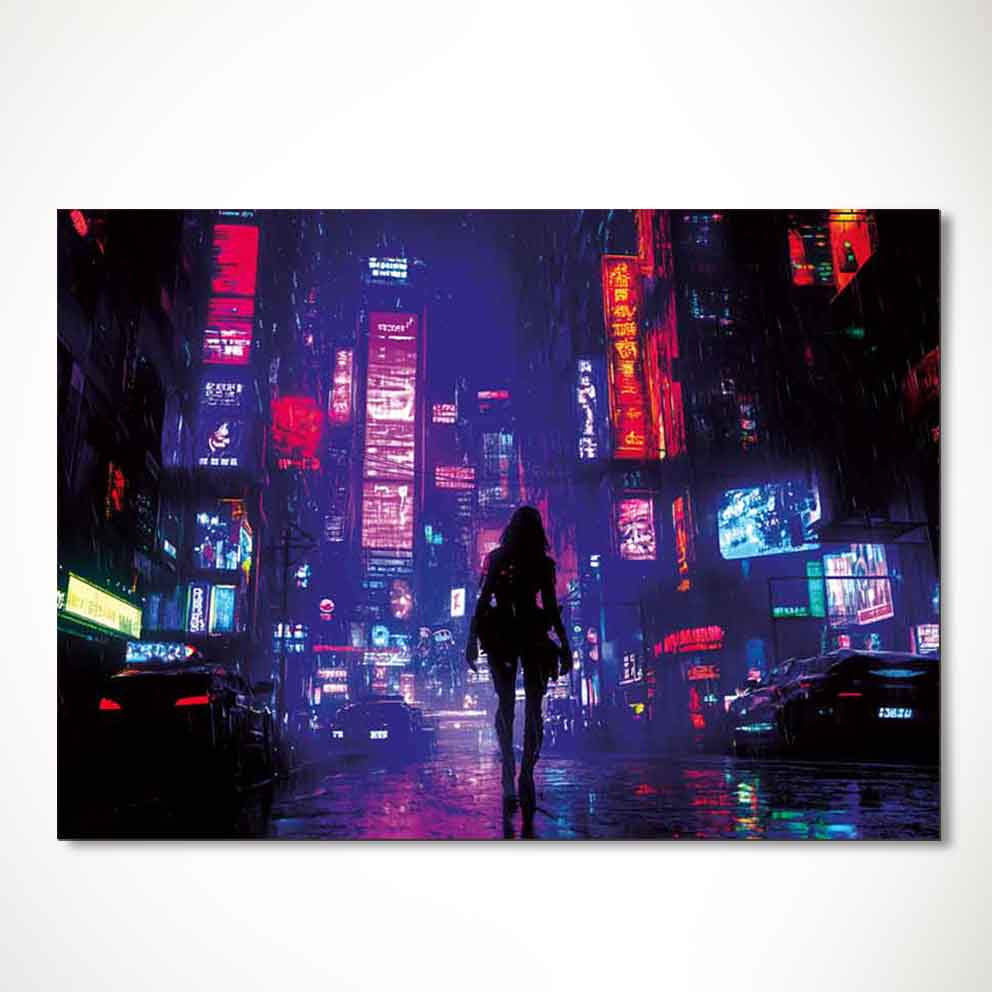 “Neon Dreams - Fütüristik Modern Tablo“ TB_00096