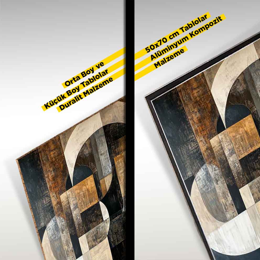 “Modern Geometrik Sanat Tablosu 2 Modern Soyut Sanat Tablosu“ TB_00064