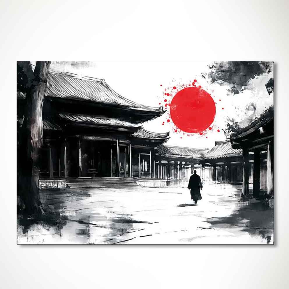 “Japon Tapınak 2 - Geleneksel Asya Manzara Duvar Dekoru” TB_00117