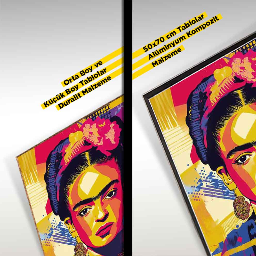 “Frida 2 - Renkli Modern Duvar Dekoru” TB_00084