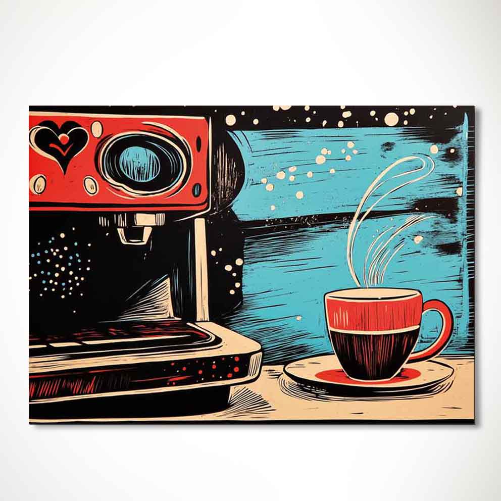 “Espresso Rüyası - Modern Mutfak ve Kafe Dekoru” TB_00074