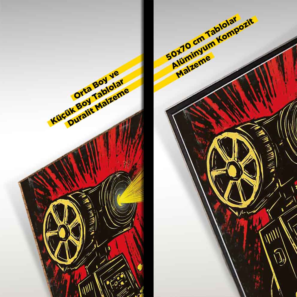 “Popcorn Fun - Enerjik Renklerde Modern Duvar Sanatı” TB_00077