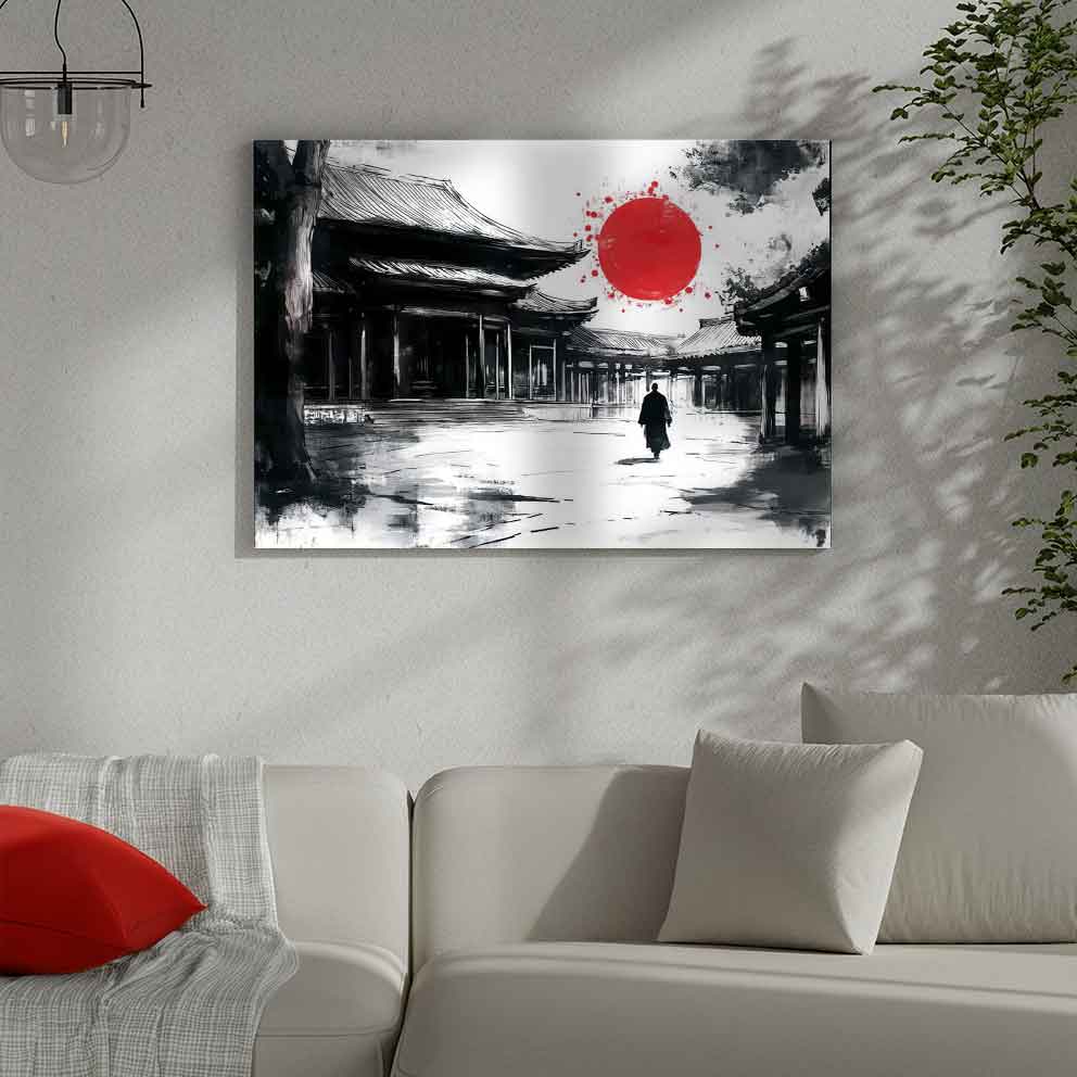 “Japon Tapınak 2 - Geleneksel Asya Manzara Duvar Dekoru” TB_00117