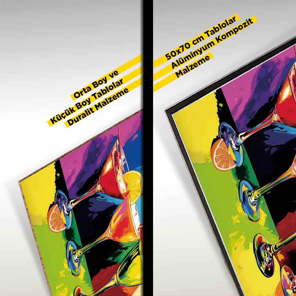 “Kokteyl Keyfi 1 Modern Bar ve Kafe Duvar Dekor Tablo” TB_00071