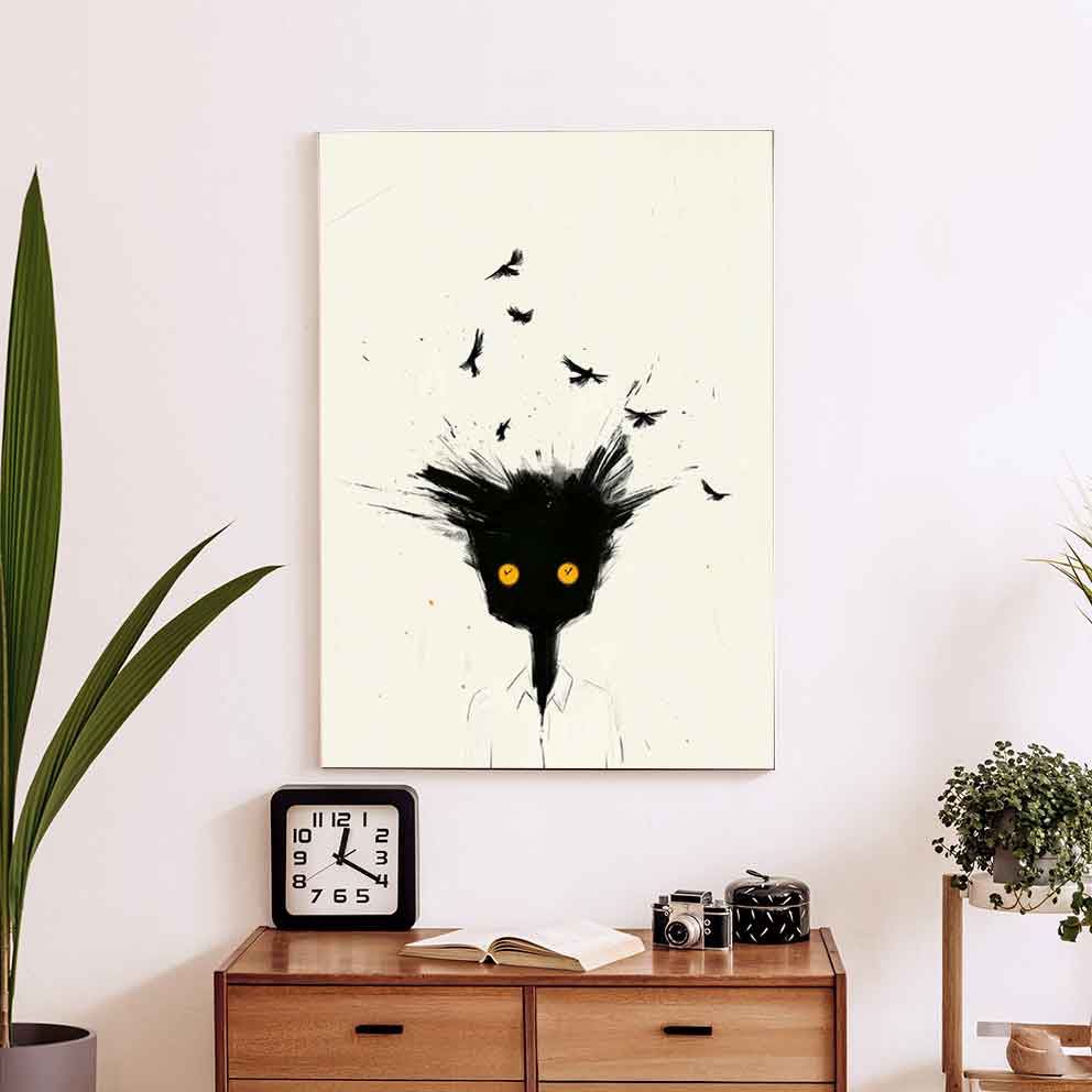 “Uçtu Kafa - Modern Minimal Sanat Tablo” TB_00095