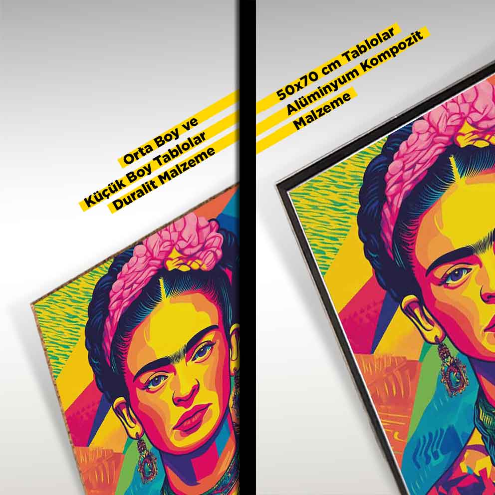 “Frida - Renkli Modern Duvar Dekoru” TB_00083