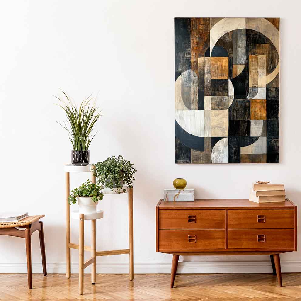 “Modern Geometrik Sanat Tablosu 2 Modern Soyut Sanat Tablosu“ TB_00064