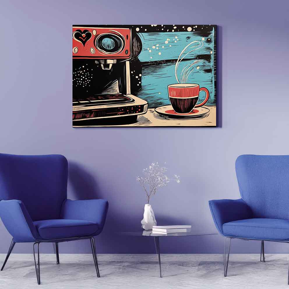 “Espresso Rüyası - Modern Mutfak ve Kafe Dekoru” TB_00074