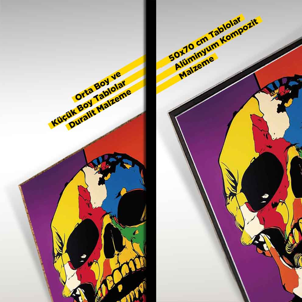 “Renklerin Gücü - Modern Pop Art Duvar Dekoru” TB_00094