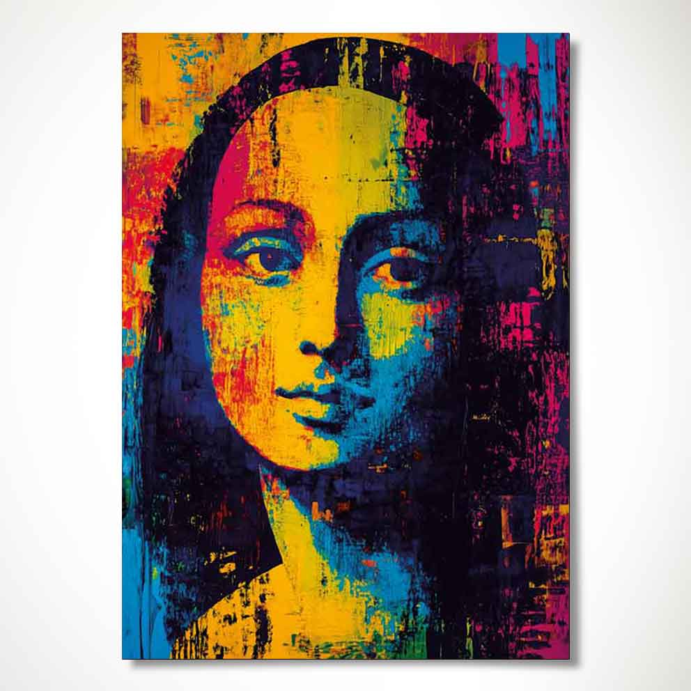 “Soyut Zarafet – Modern Soyut Pop Art Duvar Dekoru” TB_00080