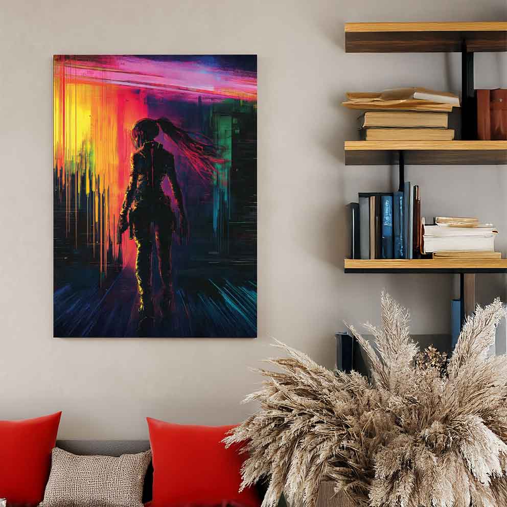 “Neon Dreams 2 - Fütüristik Modern Tablo“ TB_00097