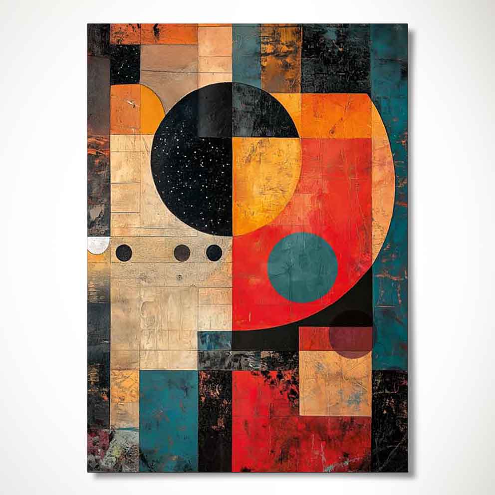 “Kozmik Denge - Modern Kozmik Sanat Duvar Dekoru” TB_00067