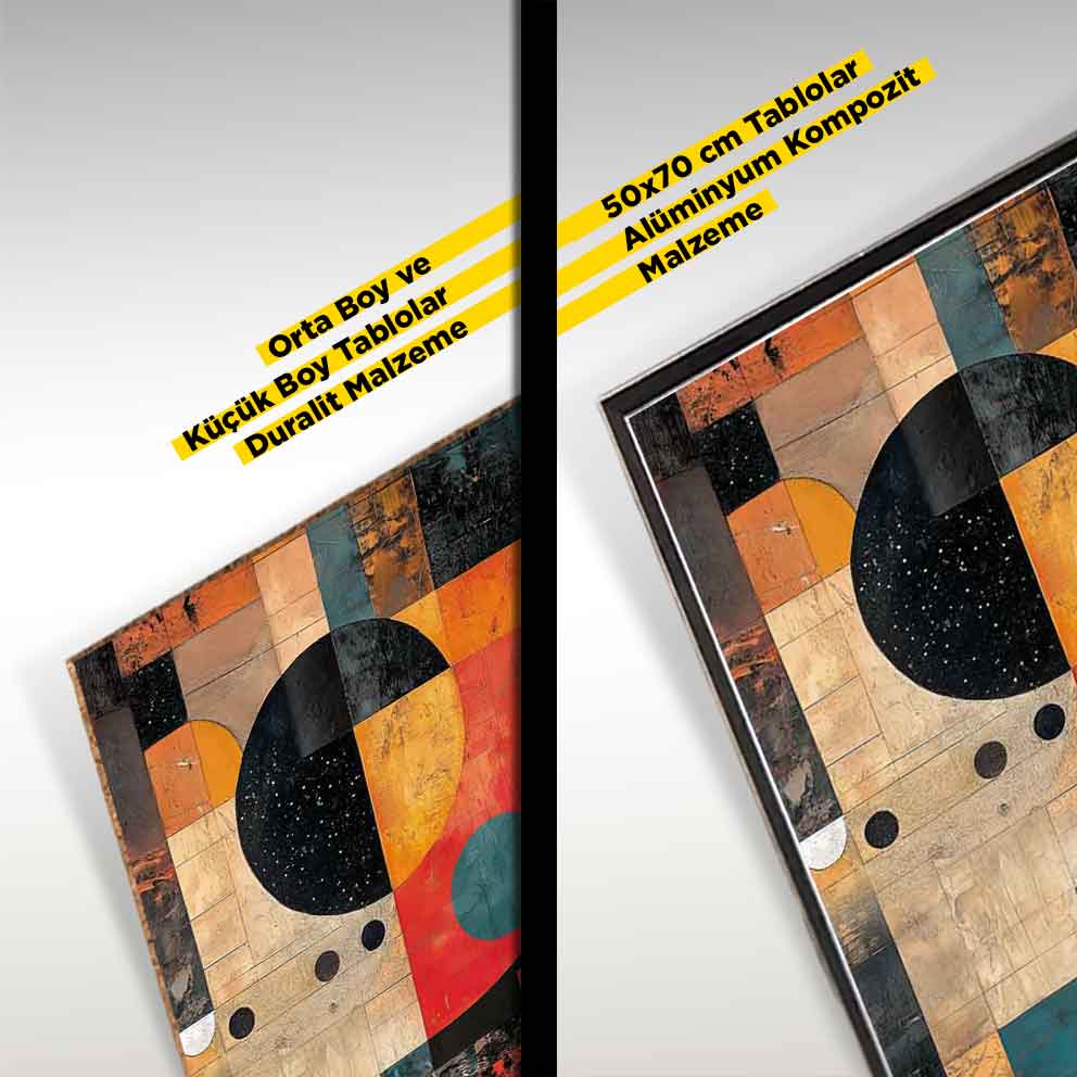 “Kozmik Denge - Modern Kozmik Sanat Duvar Dekoru” TB_00067