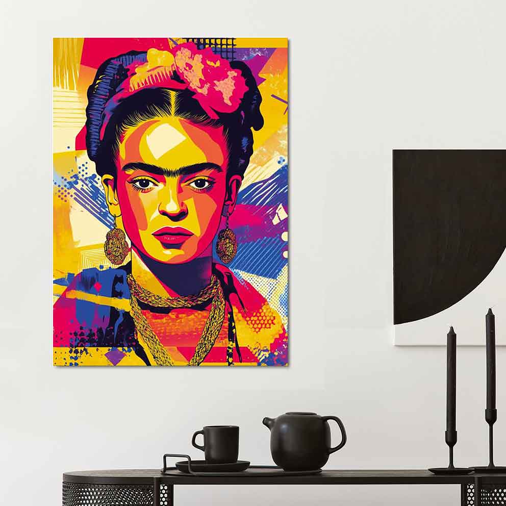 “Frida 2 - Renkli Modern Duvar Dekoru” TB_00084