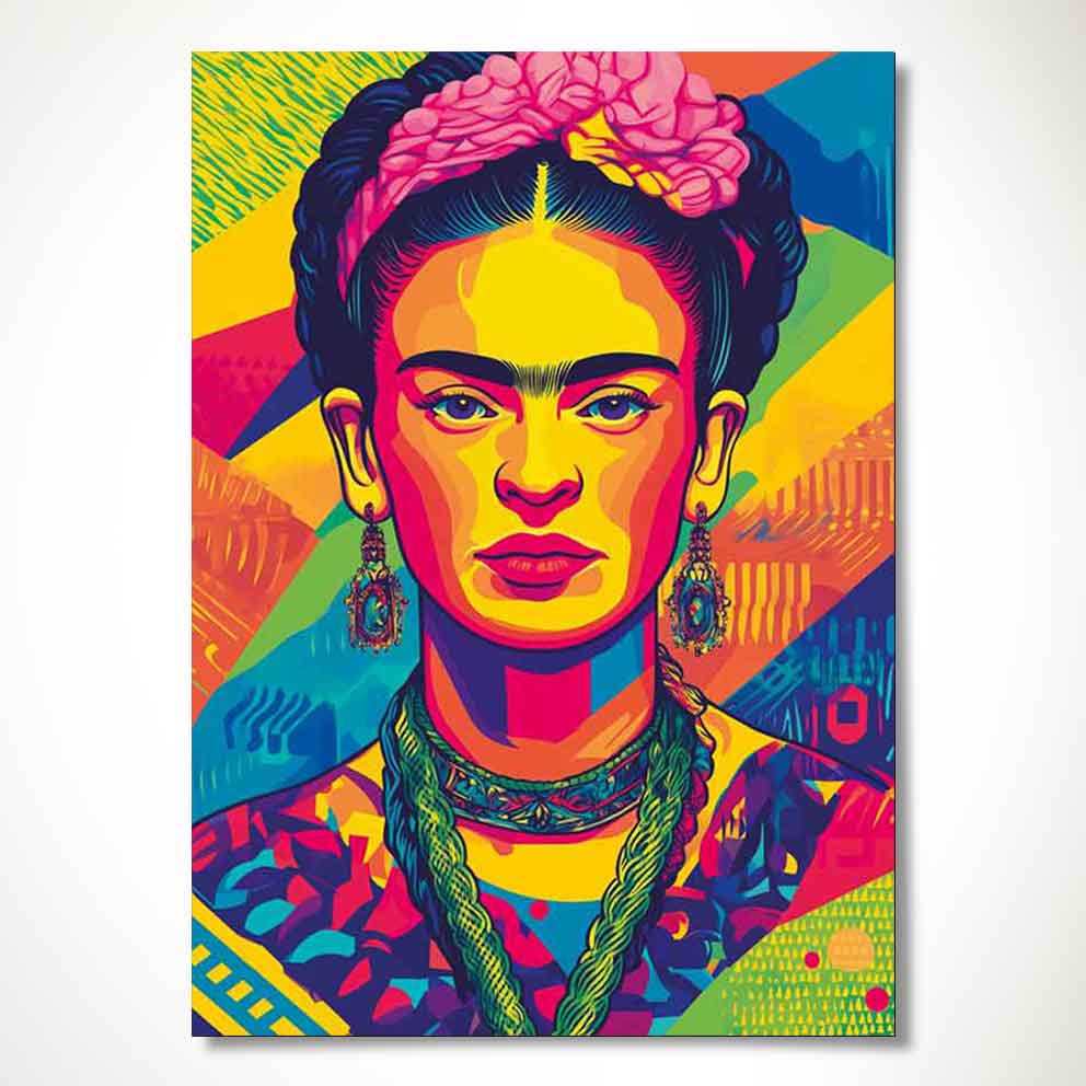 “Frida - Renkli Modern Duvar Dekoru” TB_00083
