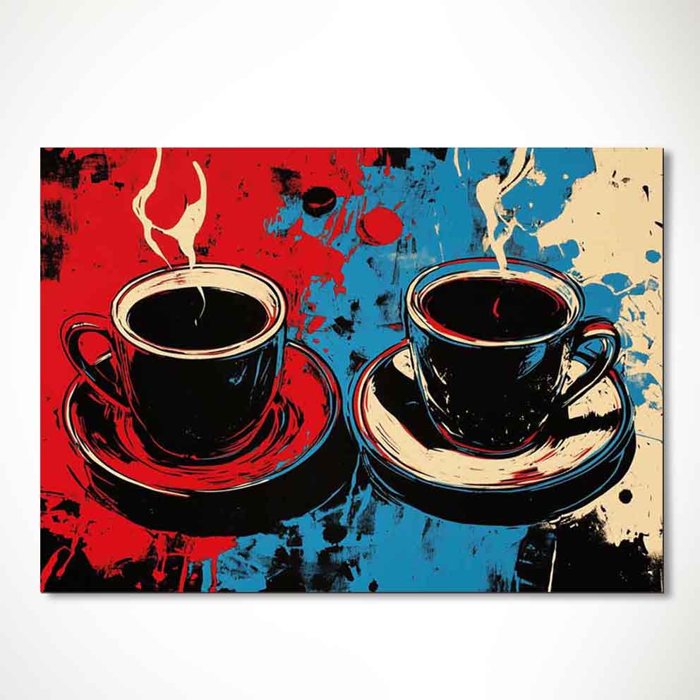 “İki Fincan Hikaye - Modern Mutfak ve Kafe Dekoru” TB_00072