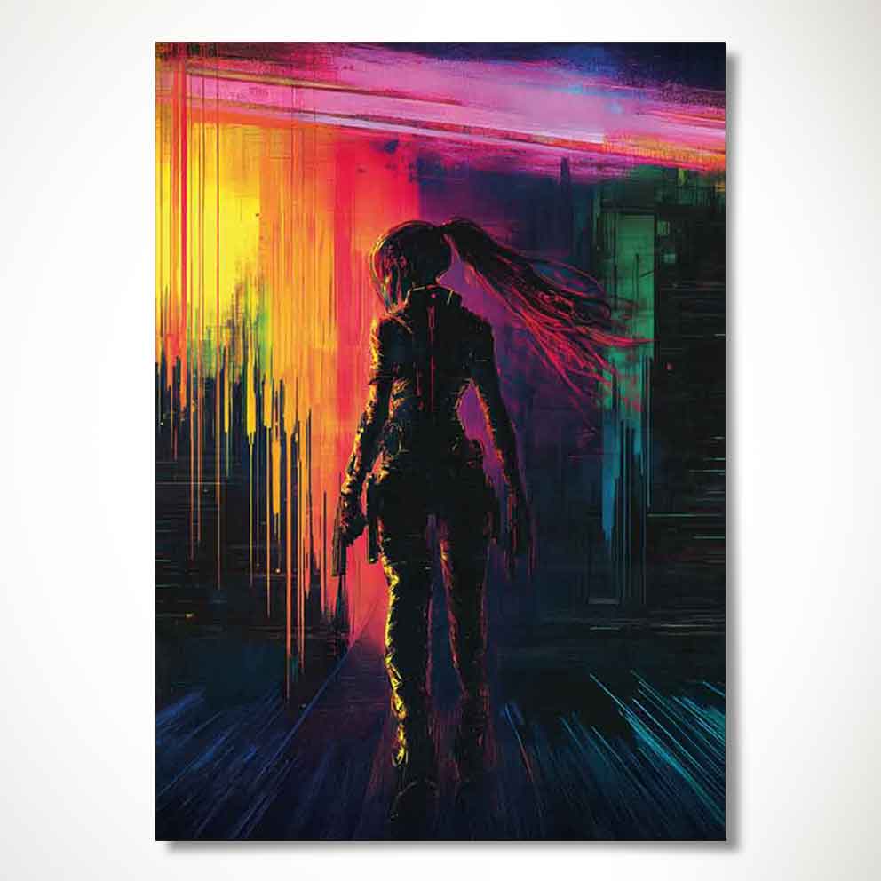 “Neon Dreams 2 - Fütüristik Modern Tablo“ TB_00097