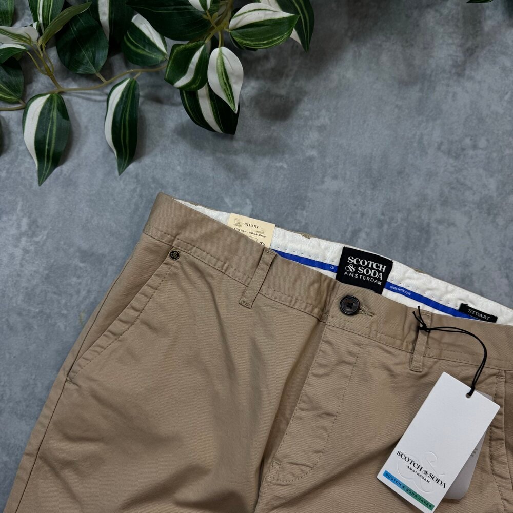 Scotch & Soda Orj Gabardin Pantolon/Krem