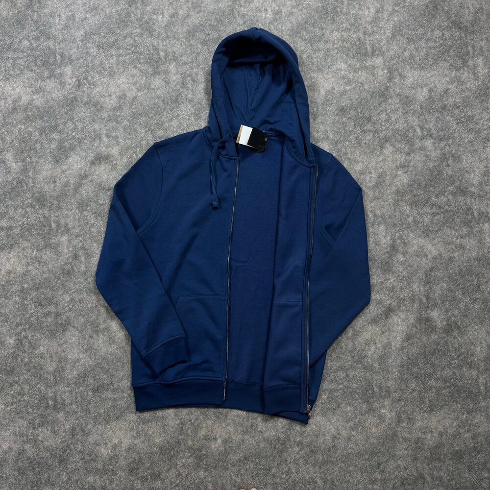 Massimo Dutti Full Zip Hoodie | Lacivert