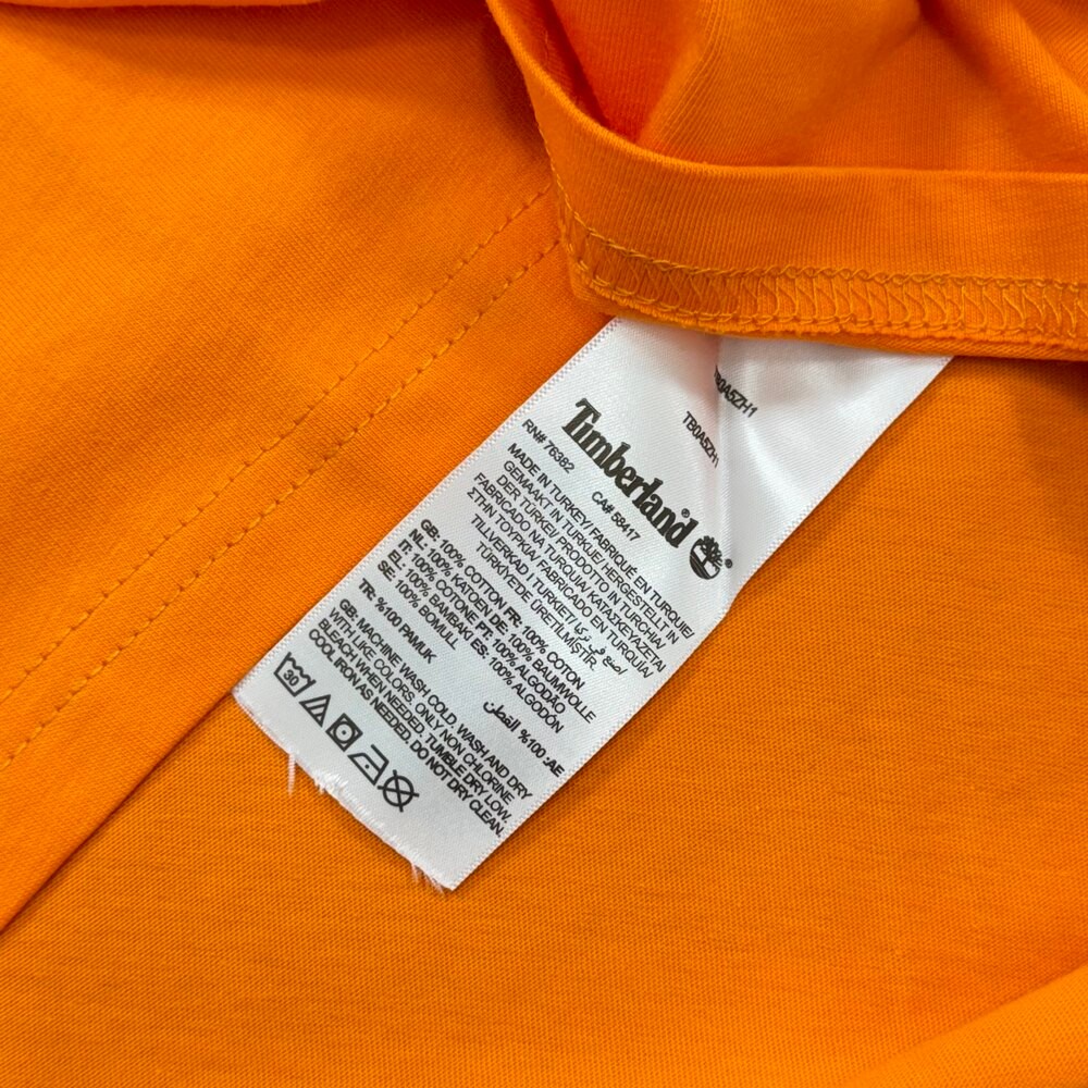 Timberland Nakış Logo T-Shirt/Turuncu