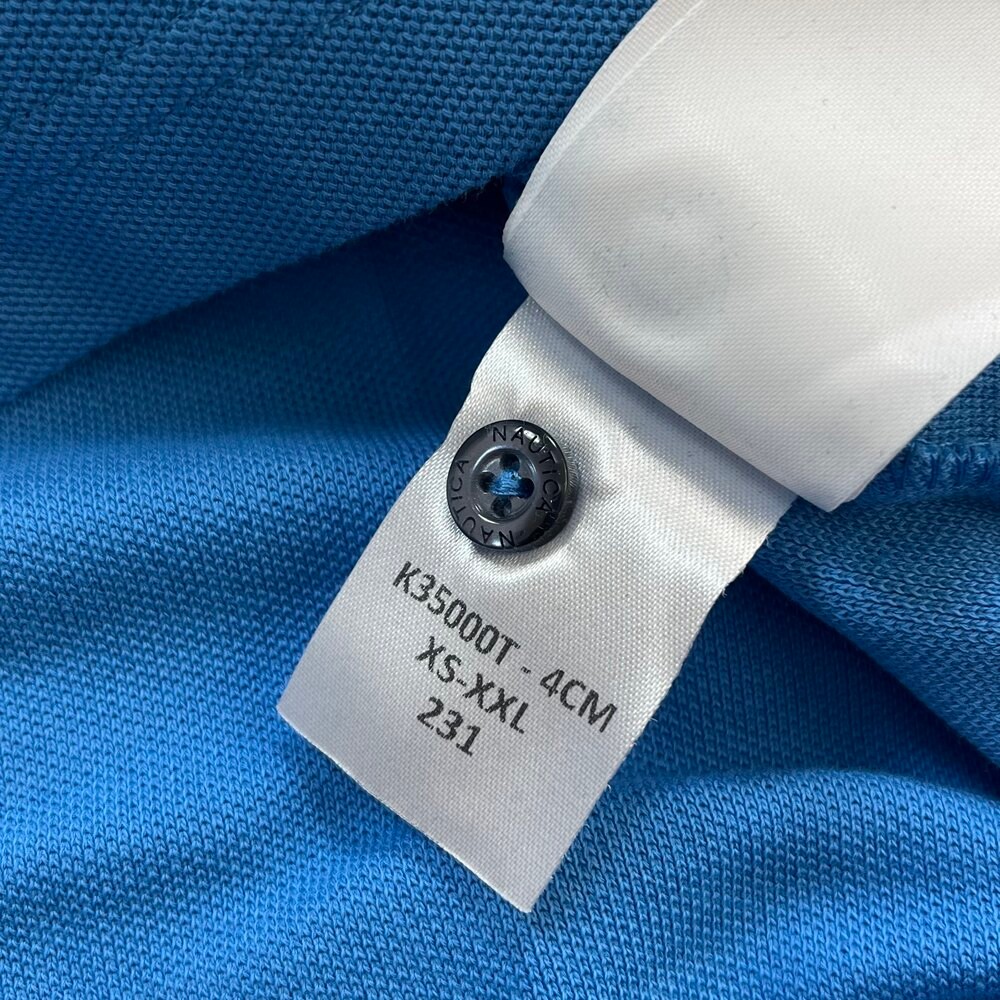 Orijinal Nautica Premium Polo Yaka/Mavi