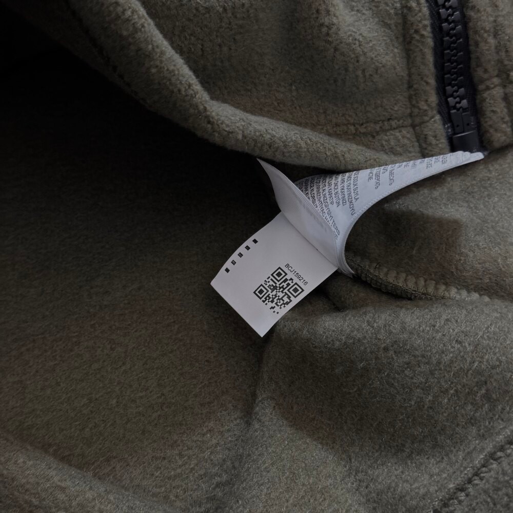Tnf Full Zip Hoodie Polar/Haki