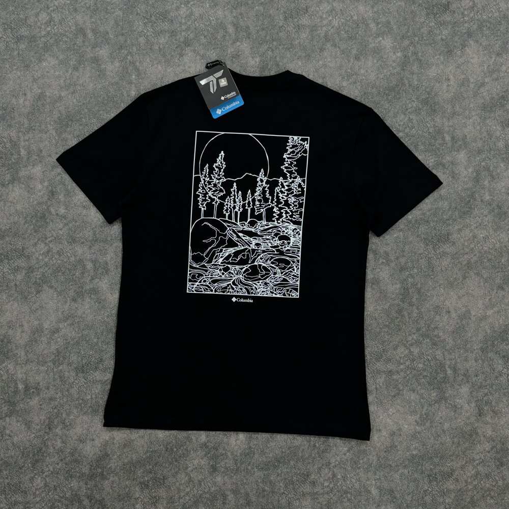 Columbia Big Print Basic T-Shirt/Siyah image