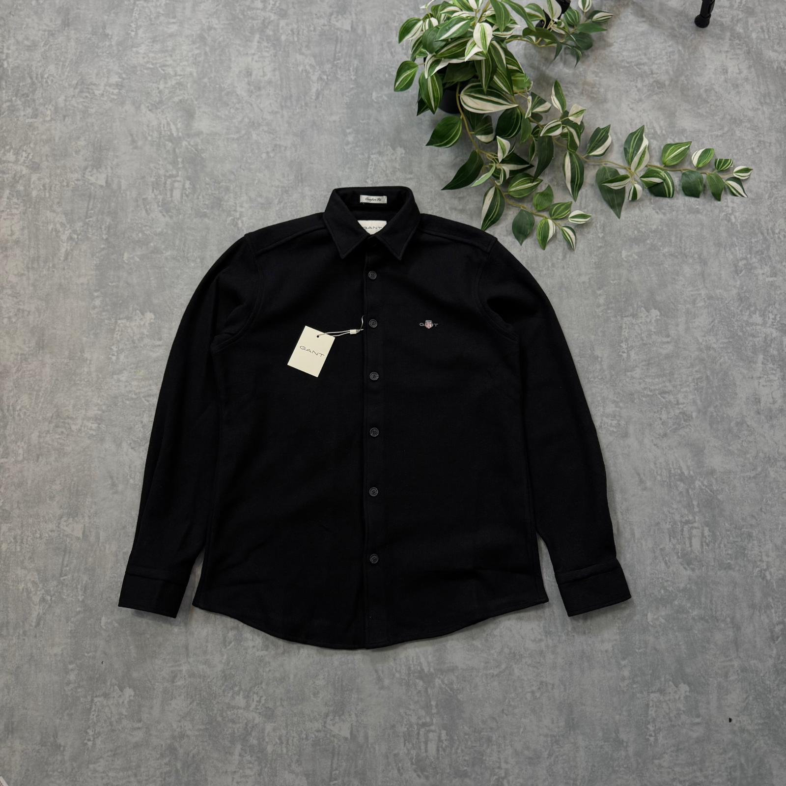 Premium Nakış Logo Selanik Gömlek - Siyah image