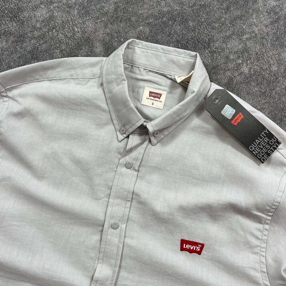 Levis Çıtçıtlı Gömlek/Açık Gri