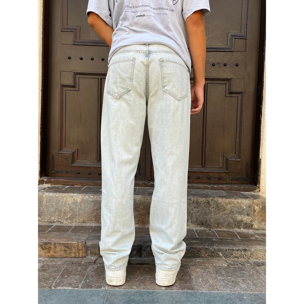 Buz mavisi baggy pantolon