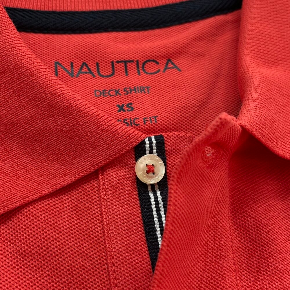 Orijinal Nautica Premium Polo Yaka/Turuncu