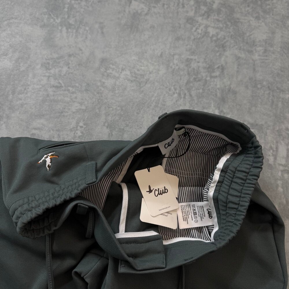Premium Nakış Logo Pantolon/Yeşil