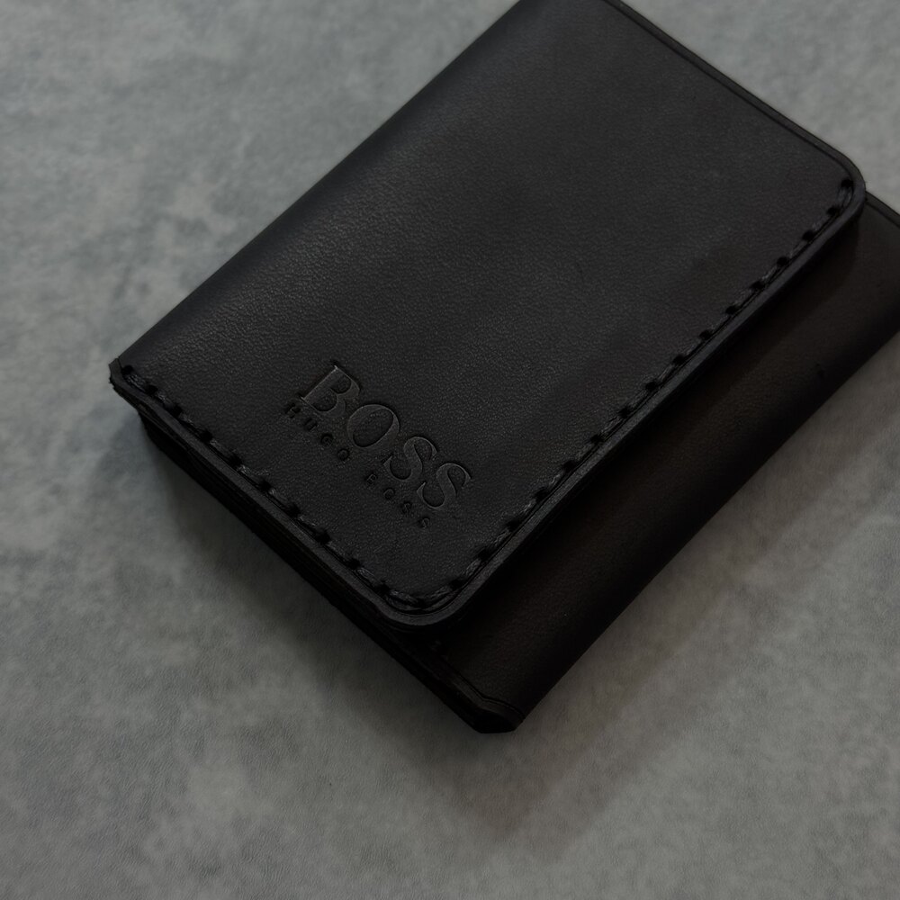Boss %100 Deri Cep Cüzdanı Çıtçıtlı