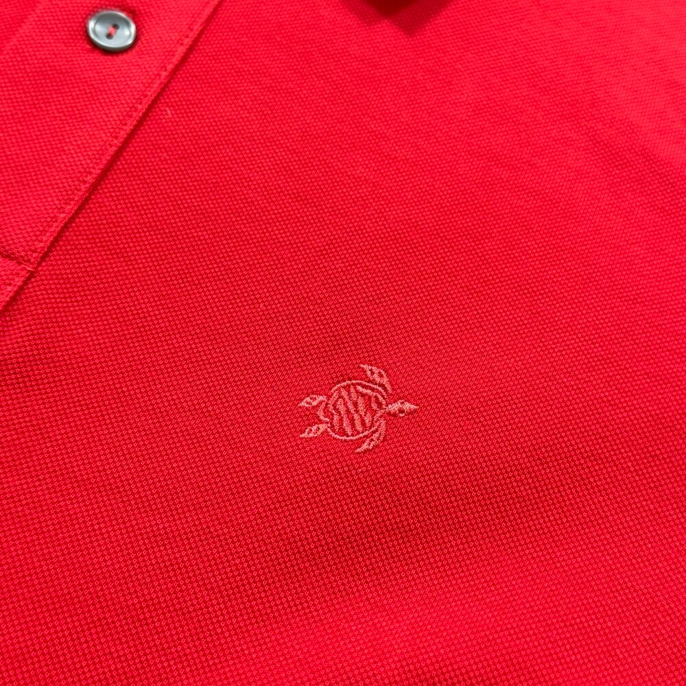 Vilebrequin Nakış Logo Polo Yaka/Kırmızı