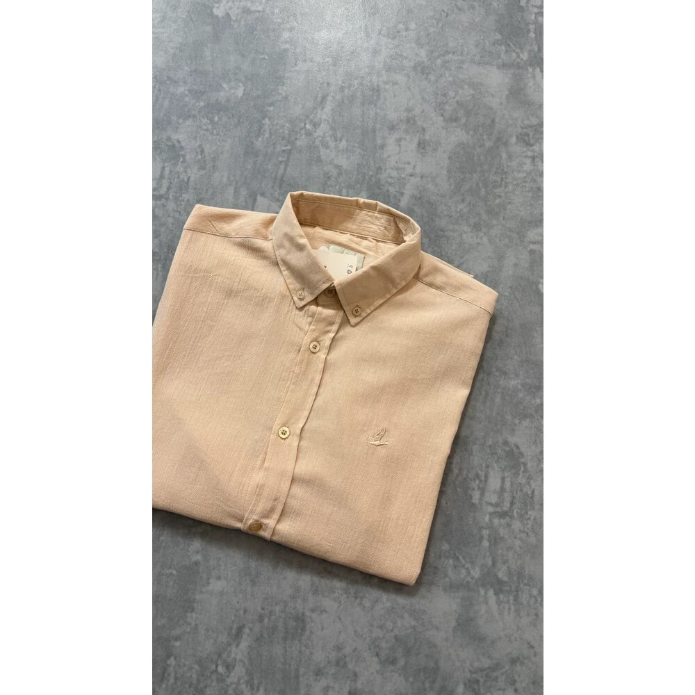 B.premium Keten Gömlek/Bej
