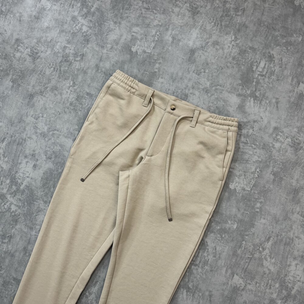 Premium Nakış Logo Pantolon/Ekru
