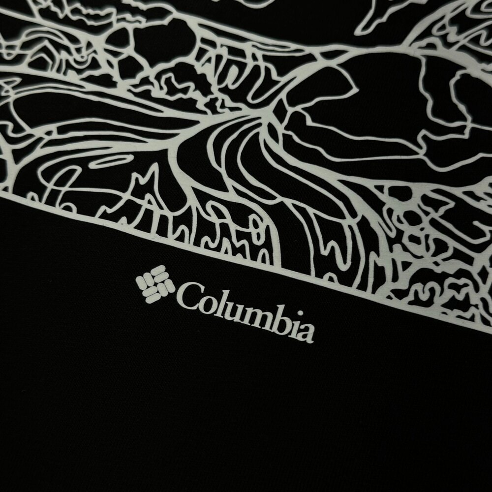 Columbia Big Print Basic T-Shirt/Siyah