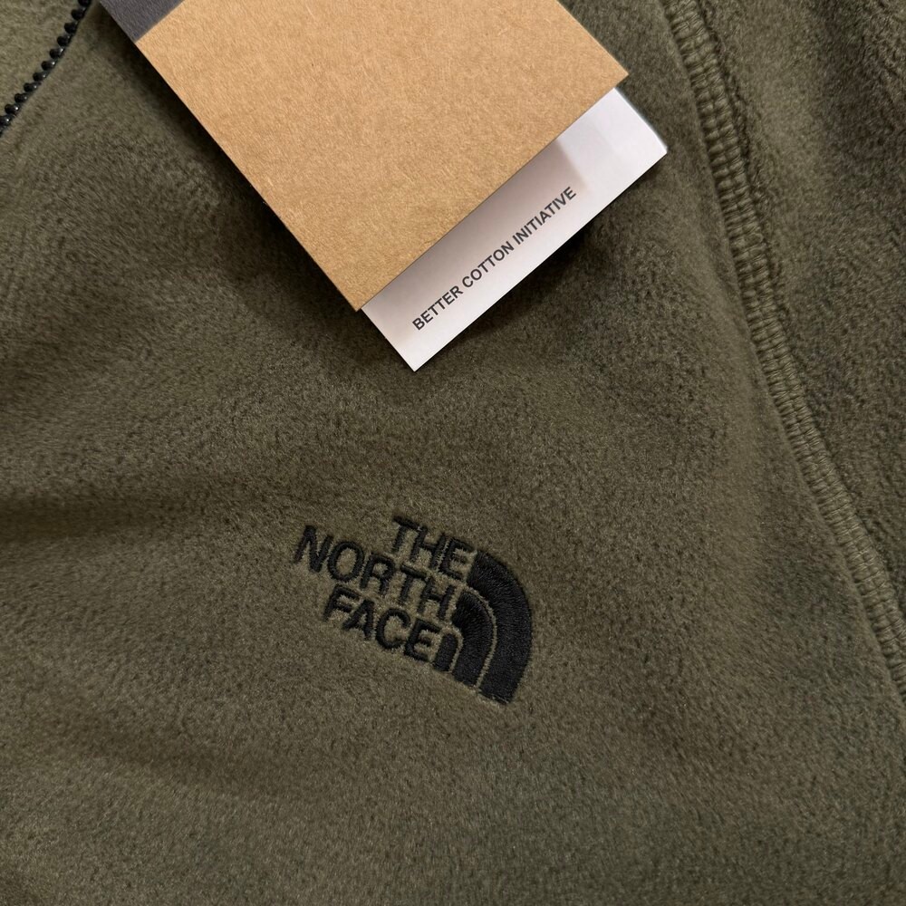 Tnf Full Zip Hoodie Polar/Haki