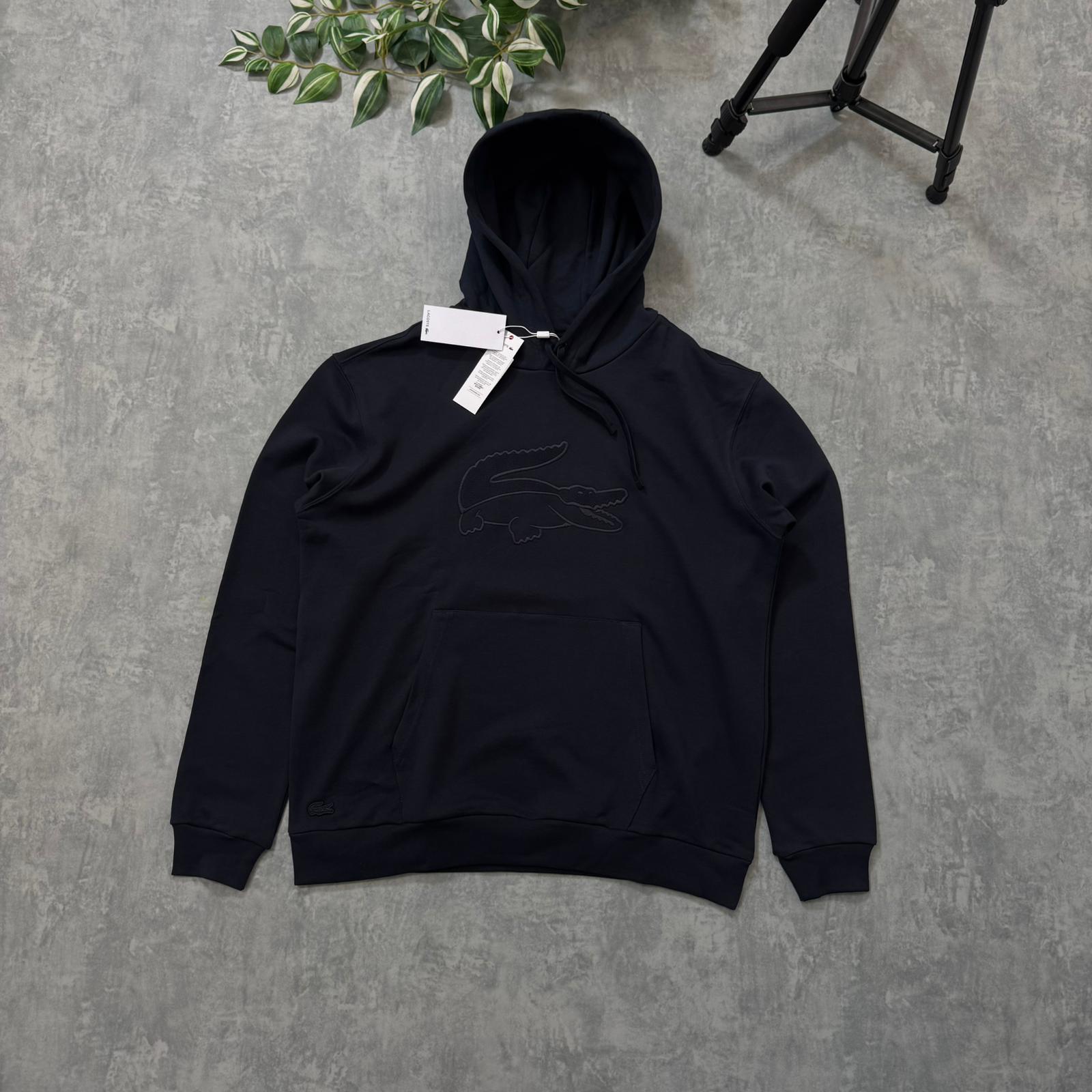 L.Premium Nakış İşleme Hoodie  - Lacivert main variant image