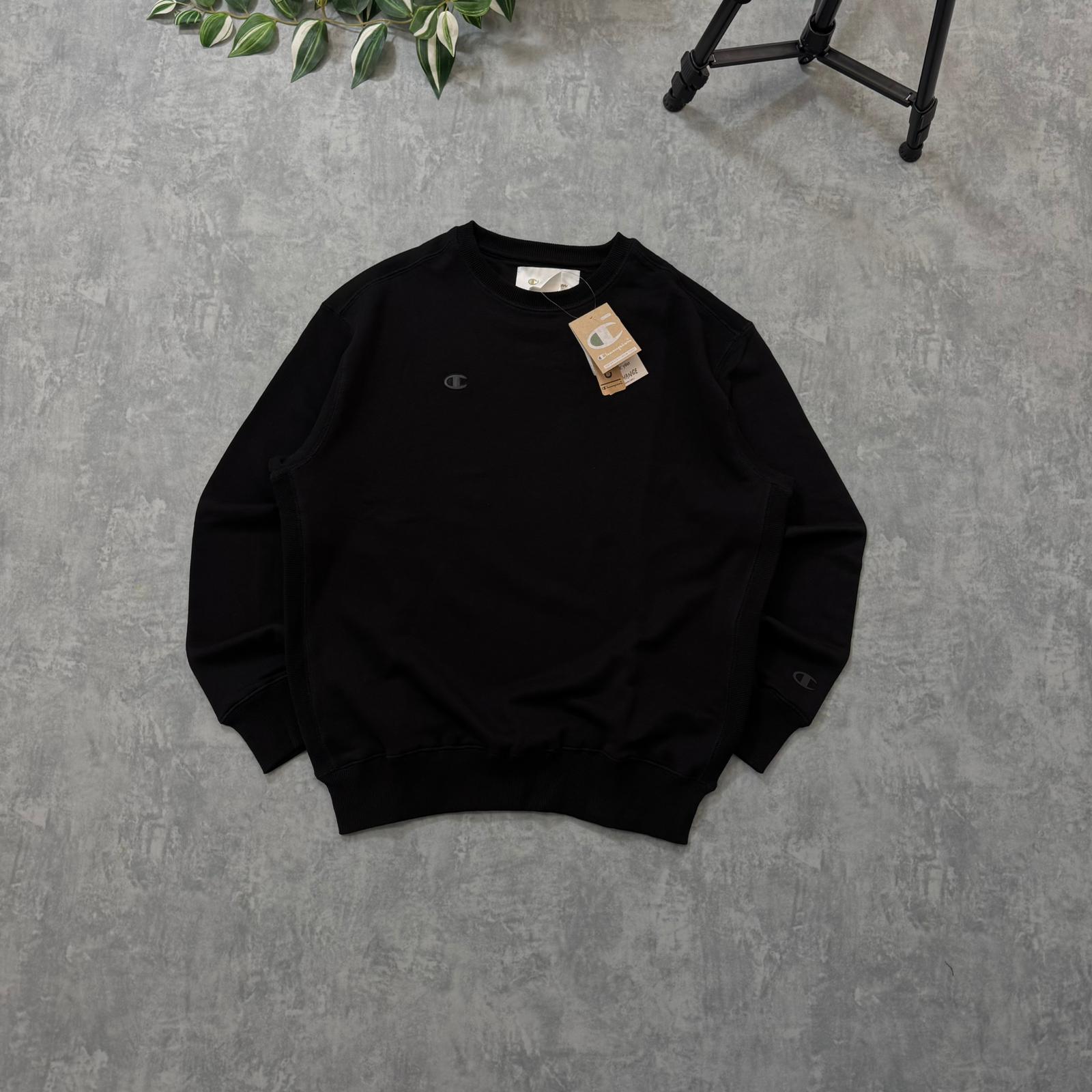 Champion Nakış Logo Hoodie - Siyah main variant image