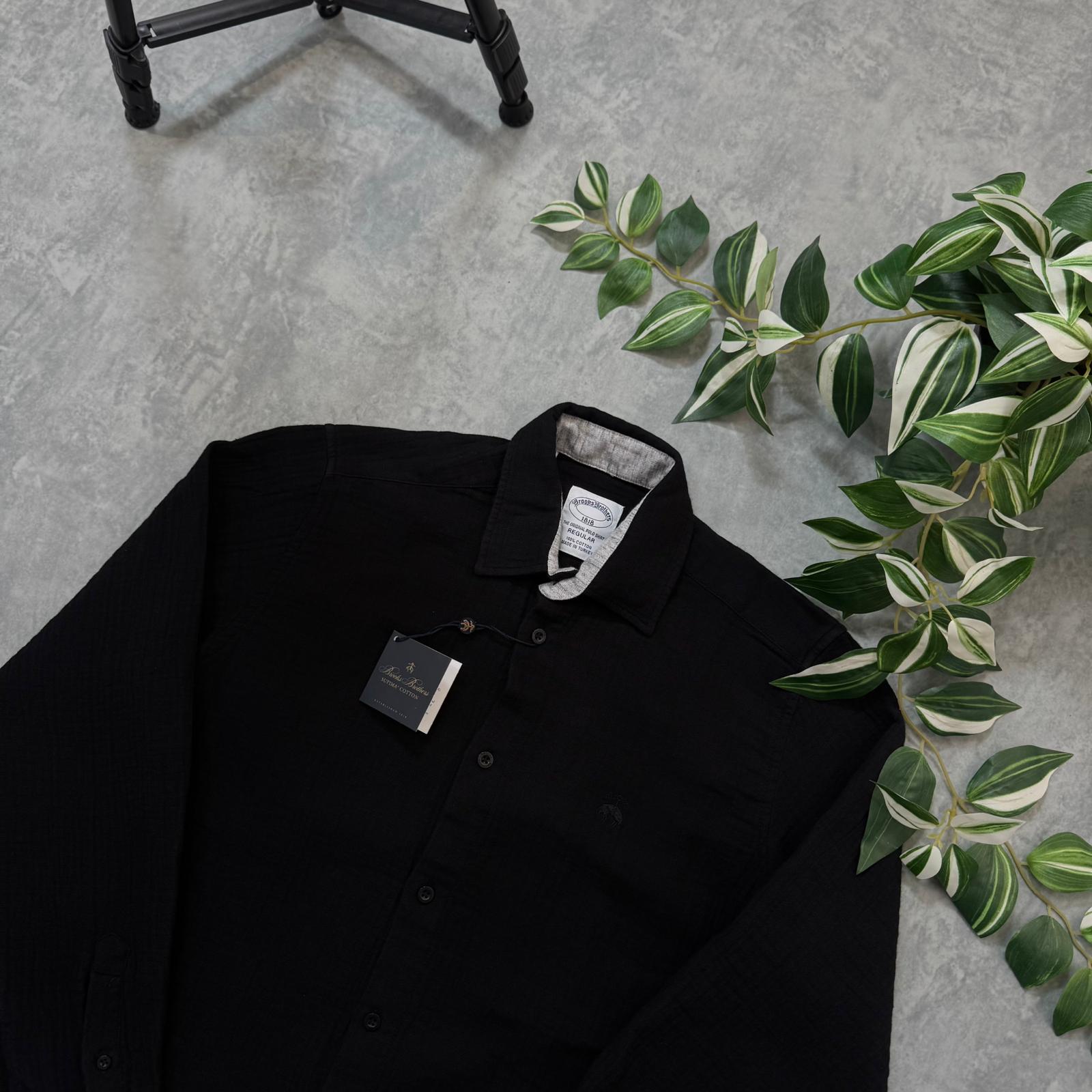  Brooks Brothers Nakış Logo Müslin Gömlek