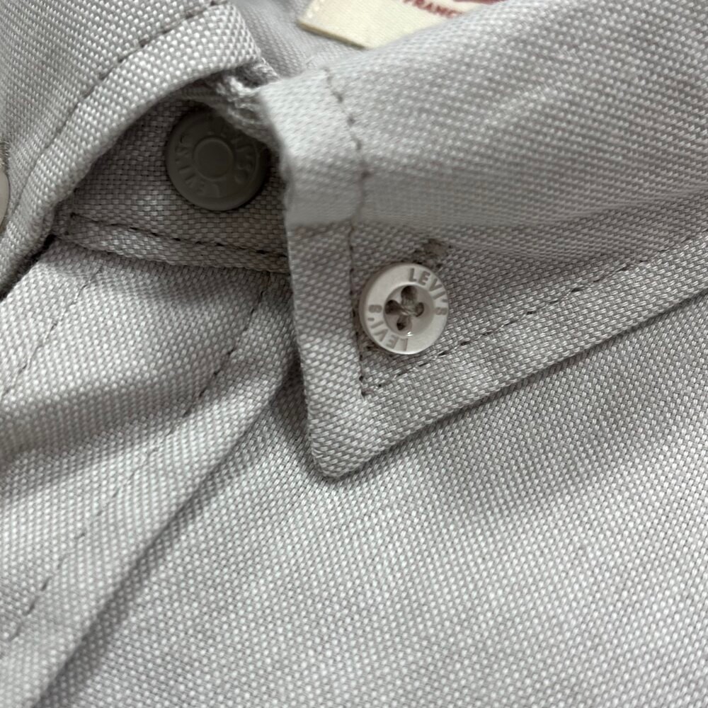 Levis Çıtçıtlı Gömlek/Açık Gri