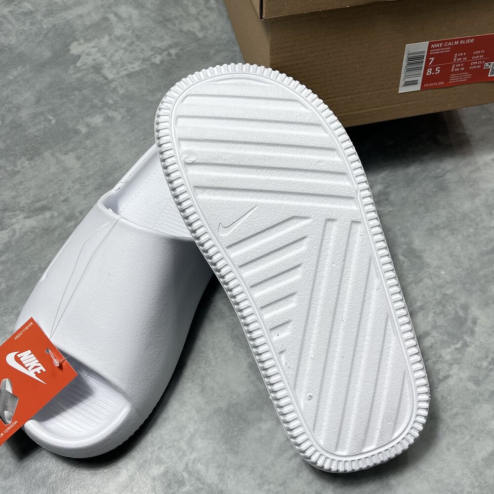 Nike Calm Slide Terlik/Beyaz