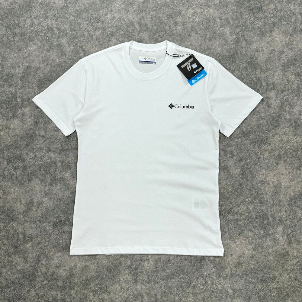 Columbia Big Print Basic T-Shirt/Beyaz
