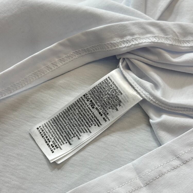 T.H Yeni Sezon Back To Print T-shirt/Beyaz