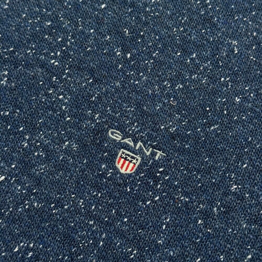 G.premium Nakış Logo Triko Sweatshirt/İndigo Mavi