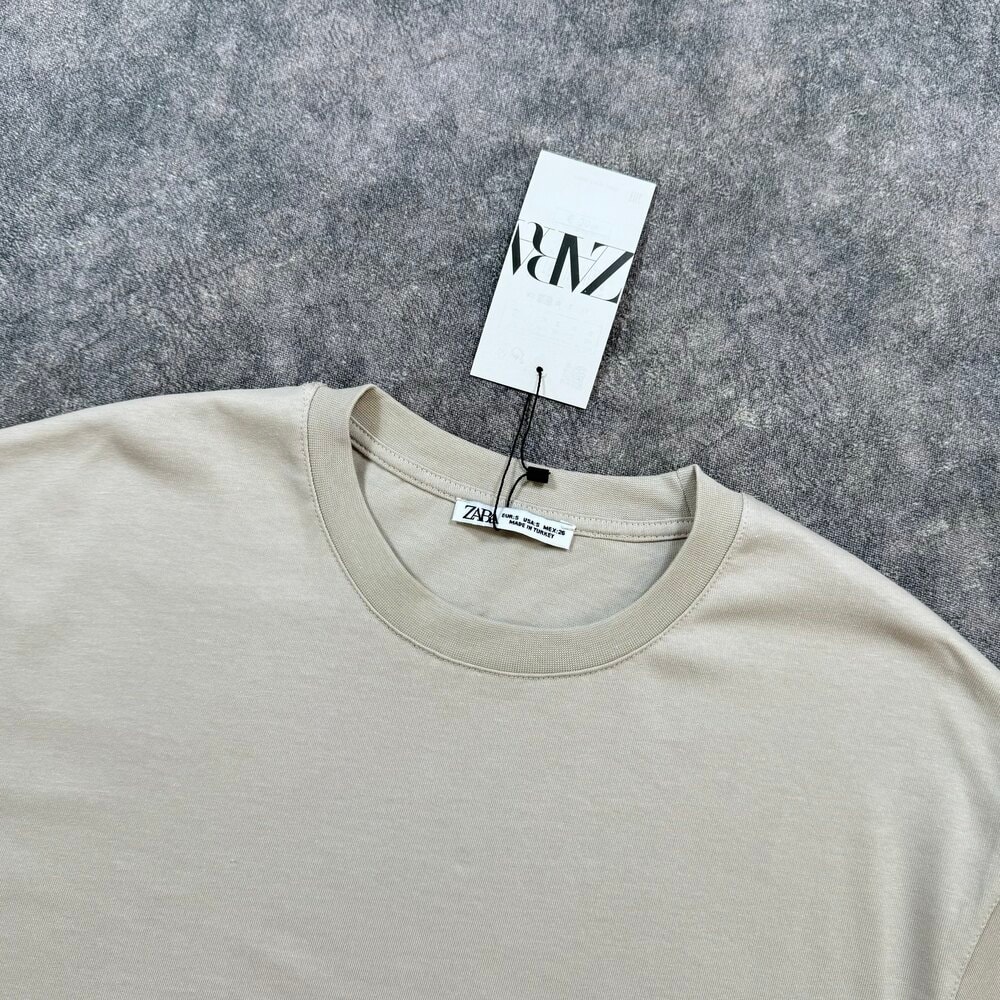 Zara Basic Oversize T-Shirt/Ekru